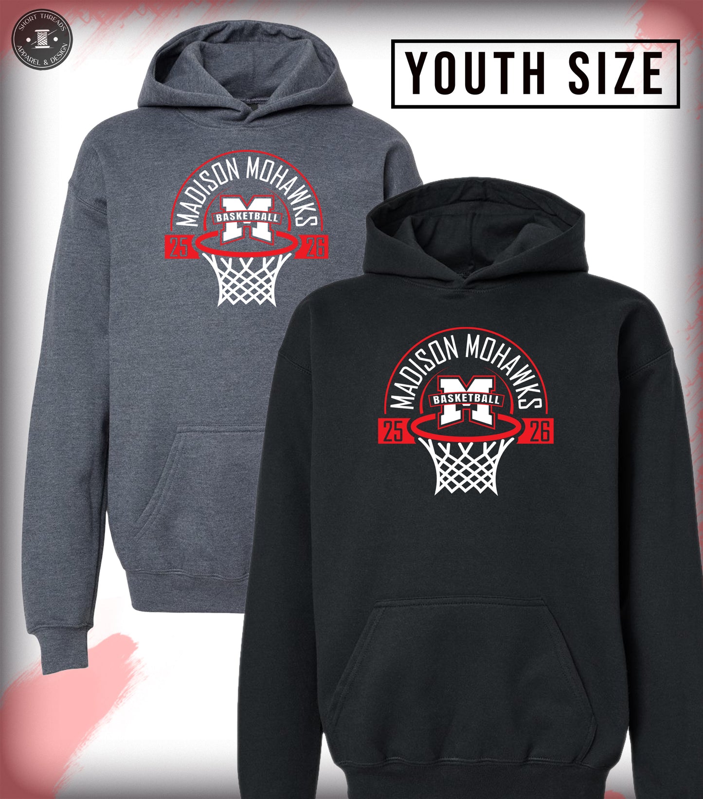 Arch Madison Basketball Hoodie YOUTH