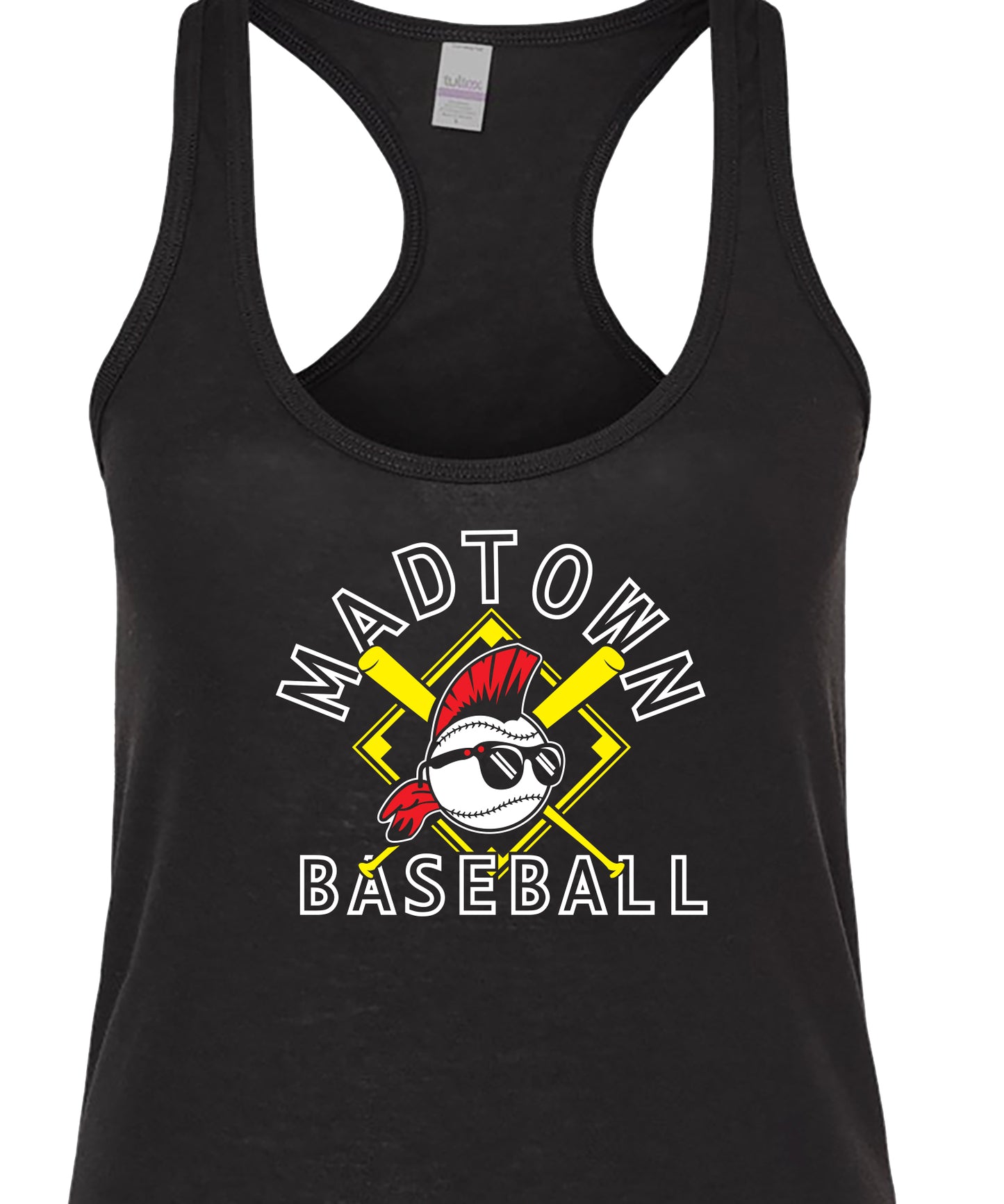 Madtown Crossed Bats Tank Top