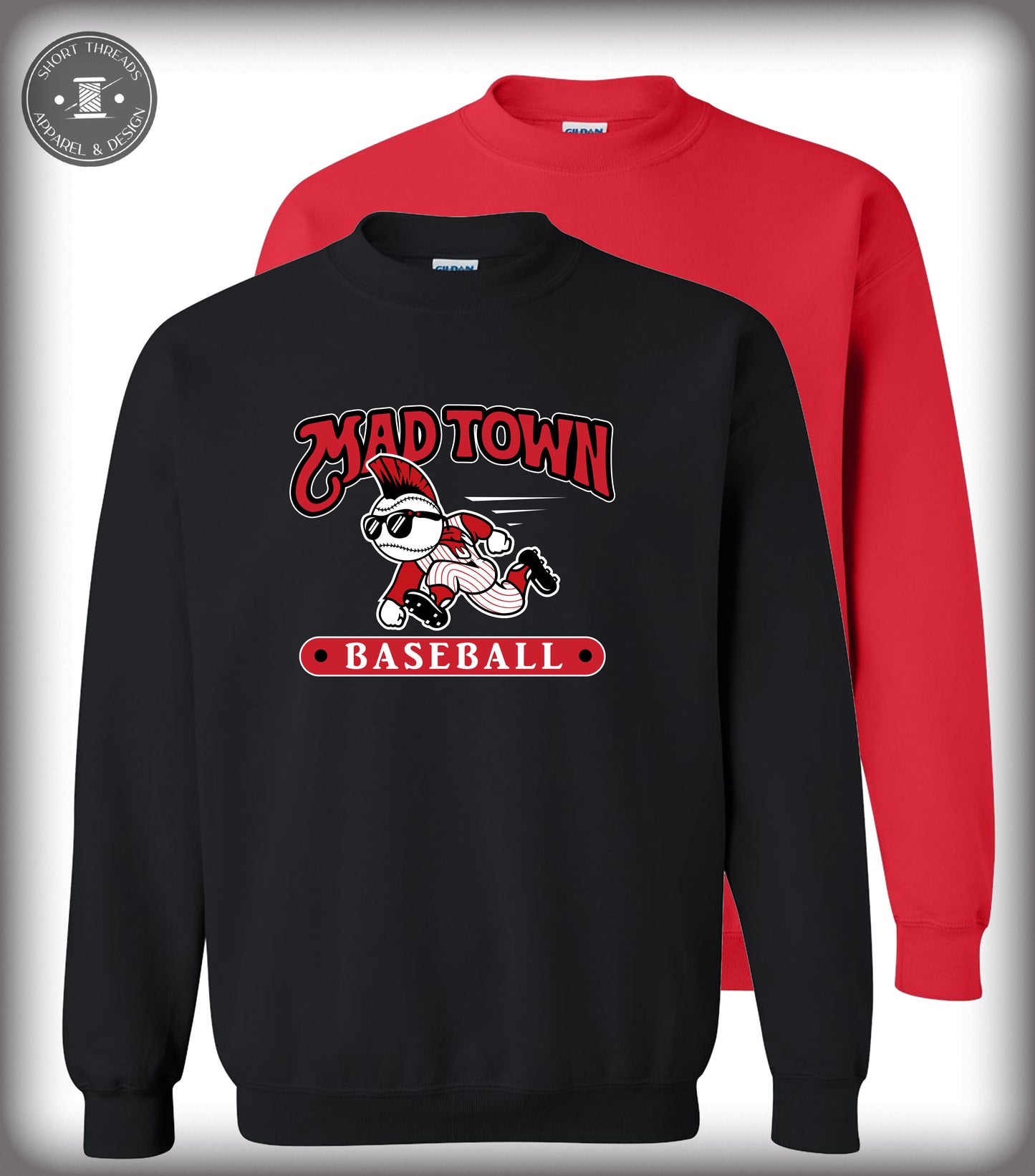 Madtown Running Logo Crewneck Sweatshirt
