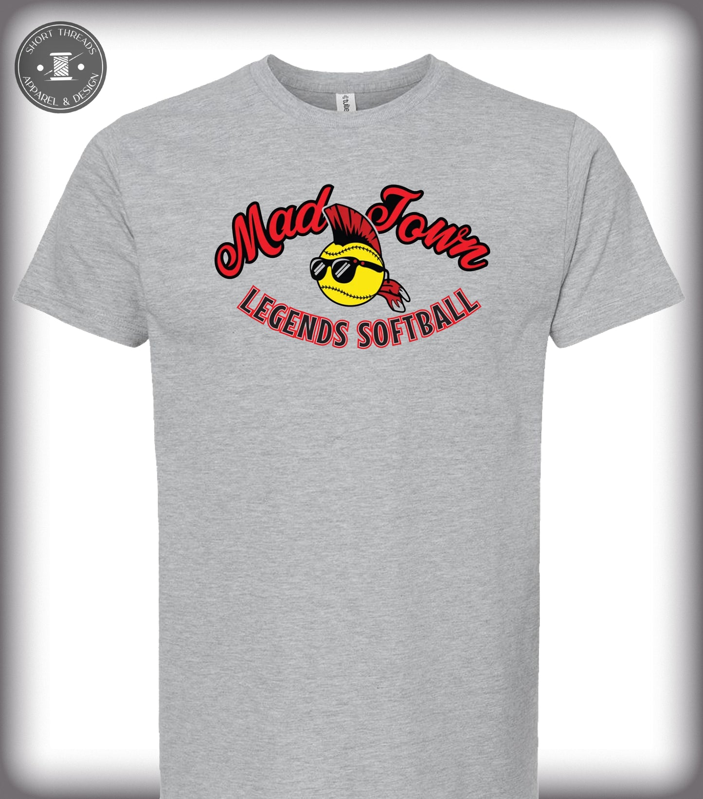 Madtown GRAY Adult D2 Design T Shirt