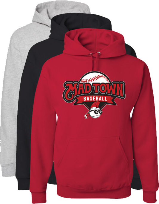 Unisex Hooded Sweatshirt w/ Baseball Logo