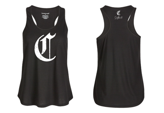 Women's Racerback "Olde English Logo"