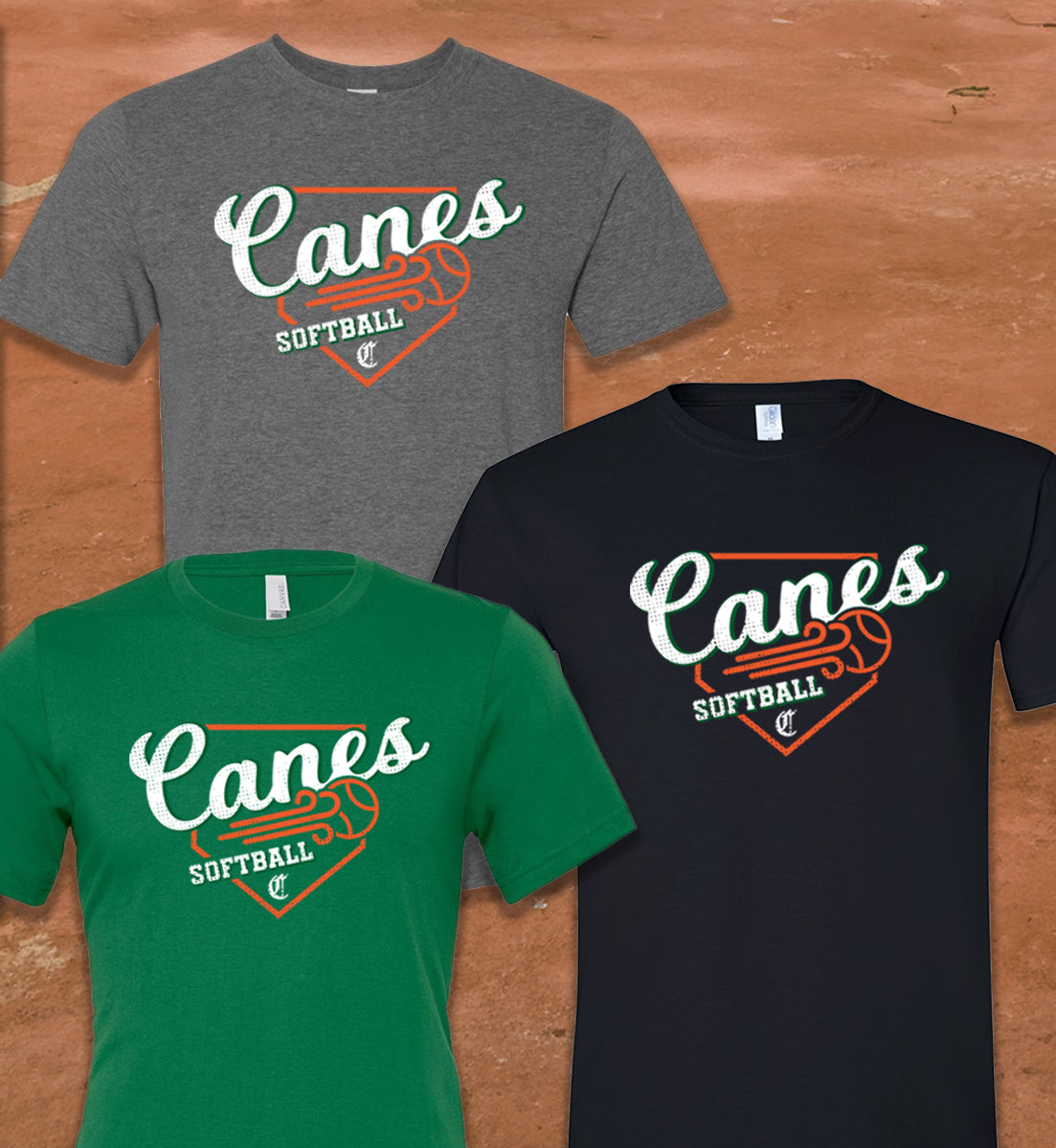 Unisex "Canes Home Plate" T-Shirt
