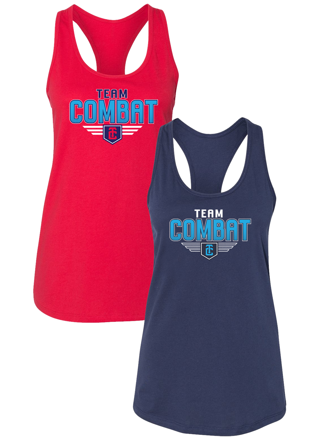 "Combat Wing Design Women's Racerback Tank Top