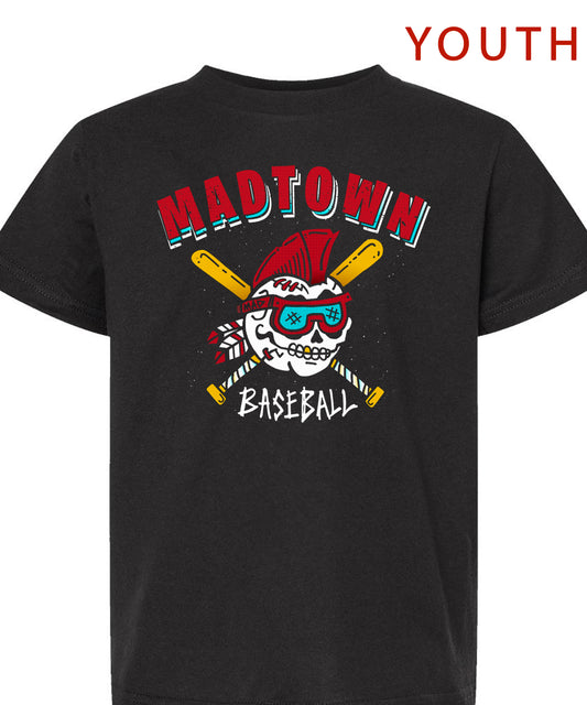 YOUTH Madtown Skull Ball T Shirt