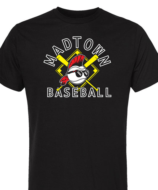 Madtown Crossed Bats T Shirt