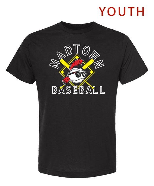 YOUTH Madtown Crossed Bats T Shirt
