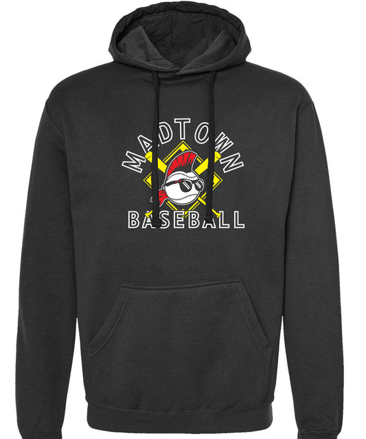 Madtown Crossed Bats Hoodie Adult