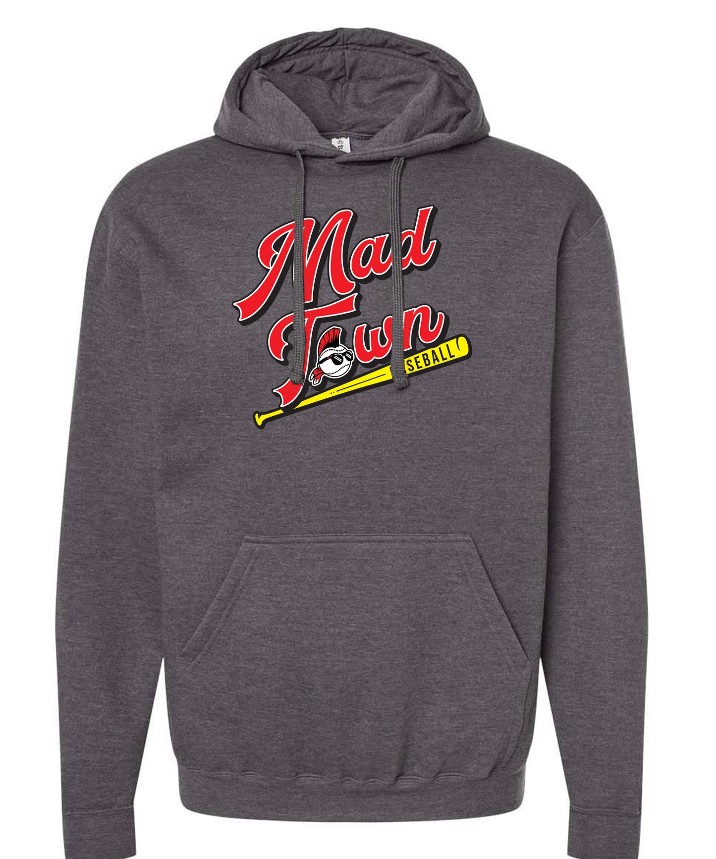 Madtown Stacked Logo Gray Hoodie