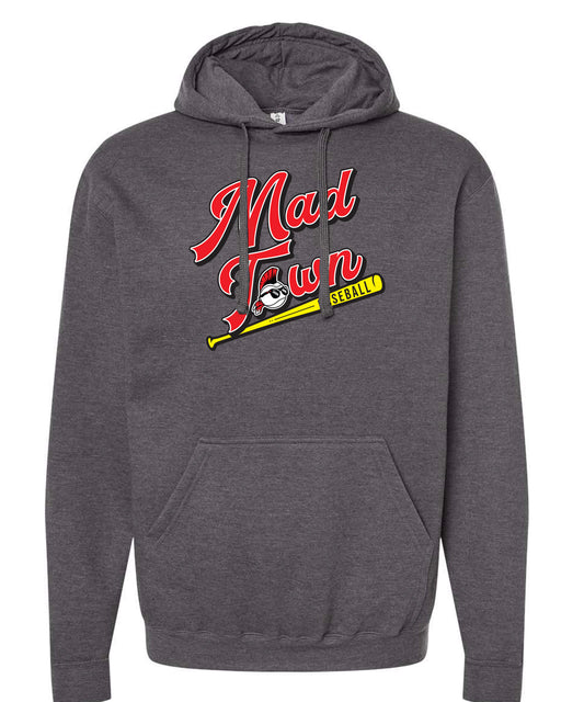 Madtown Stacked Logo Gray Hoodie