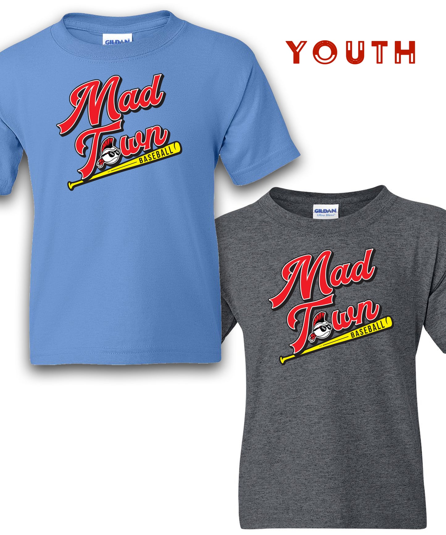 YOUTH Madtown stacked logo T Shirt