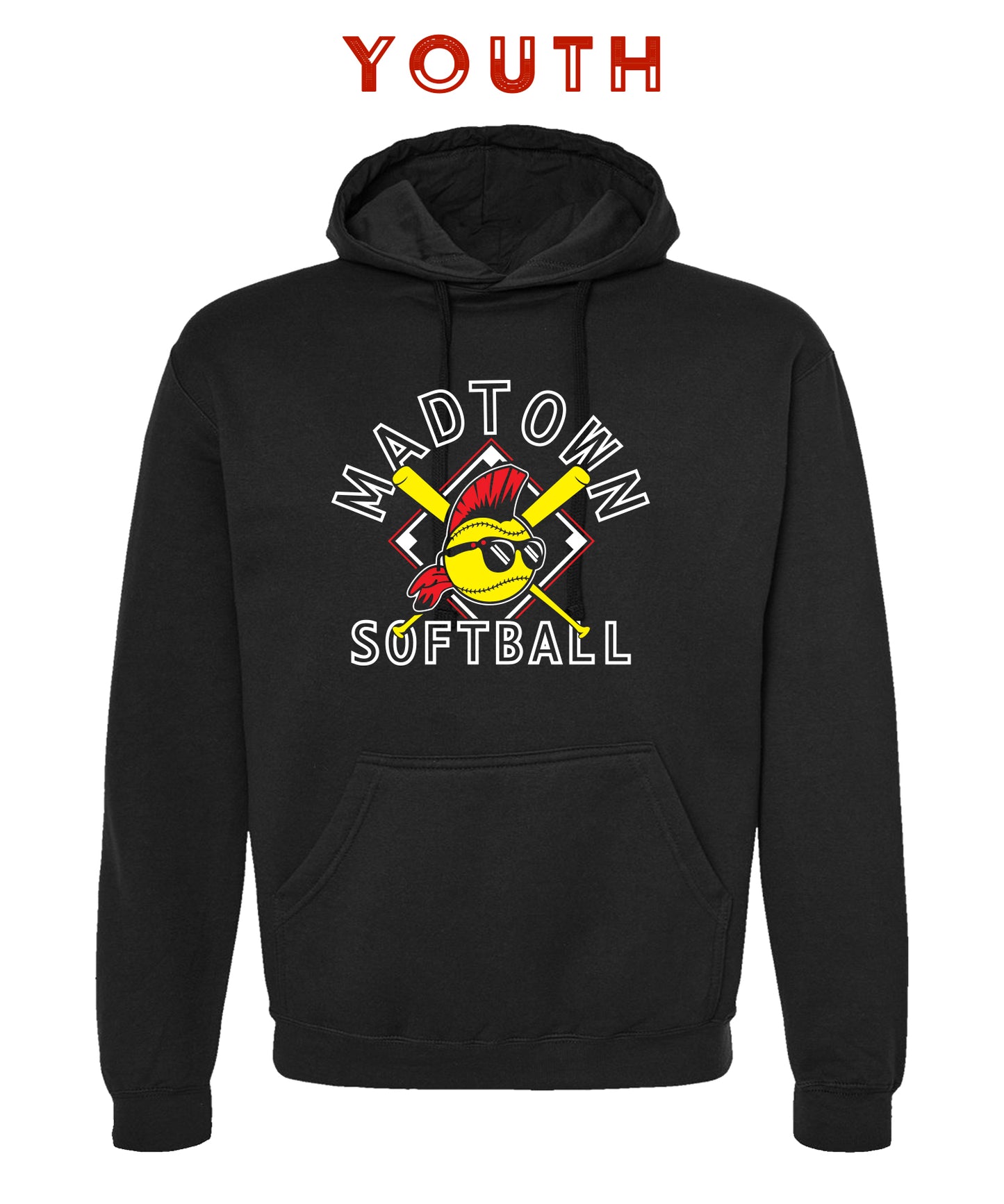YOUTH Madtown Softball Crossed Bats