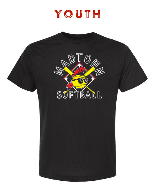Youth Madtown Softball Crossed Bat