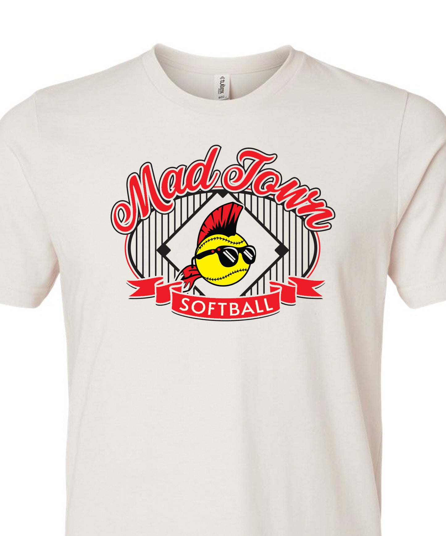 Madtown Vintage White T Shirt