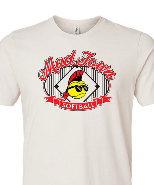 Madtown Vintage White T Shirt