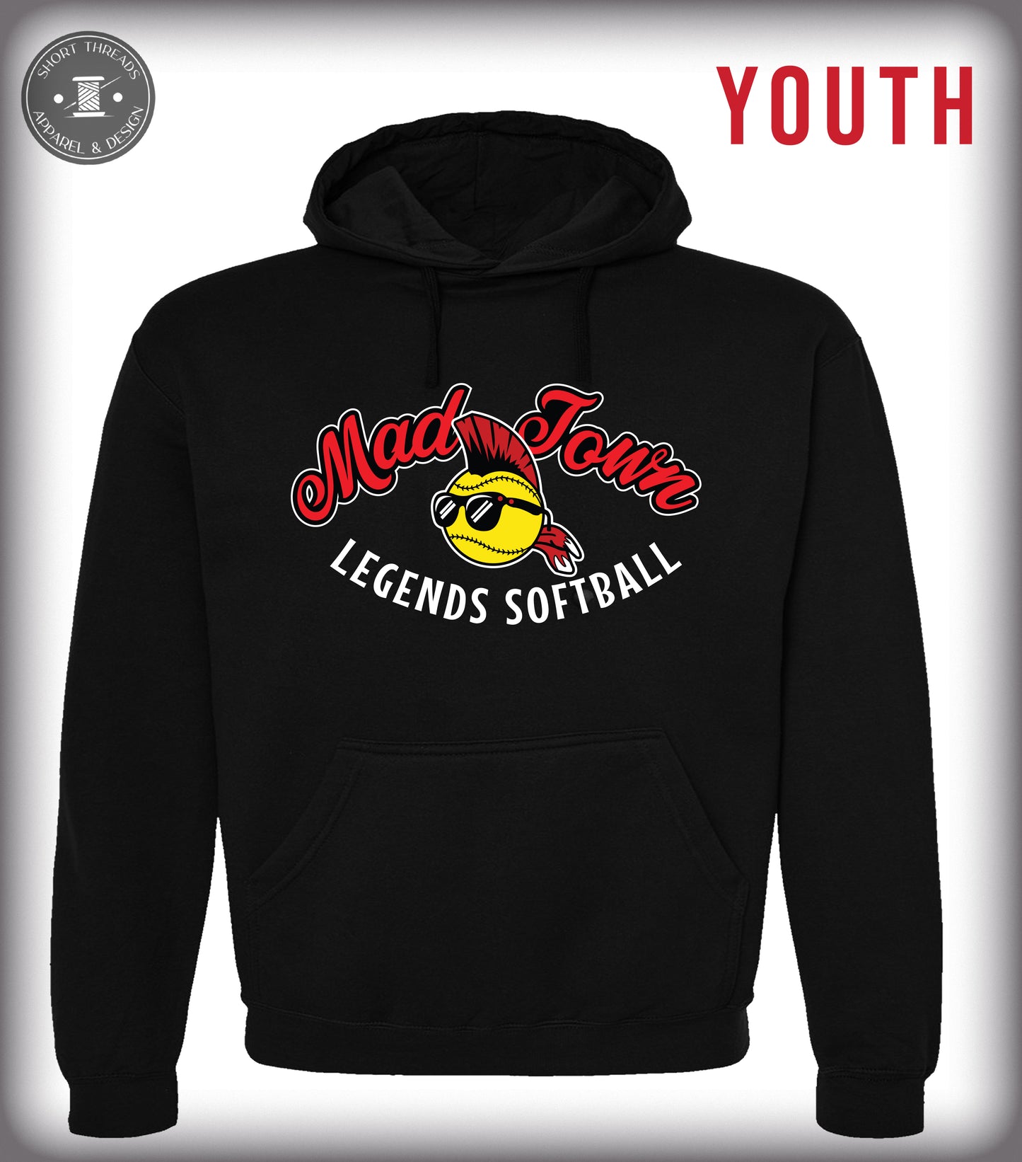 YOUTH Madtown Softball D2 Hoodie