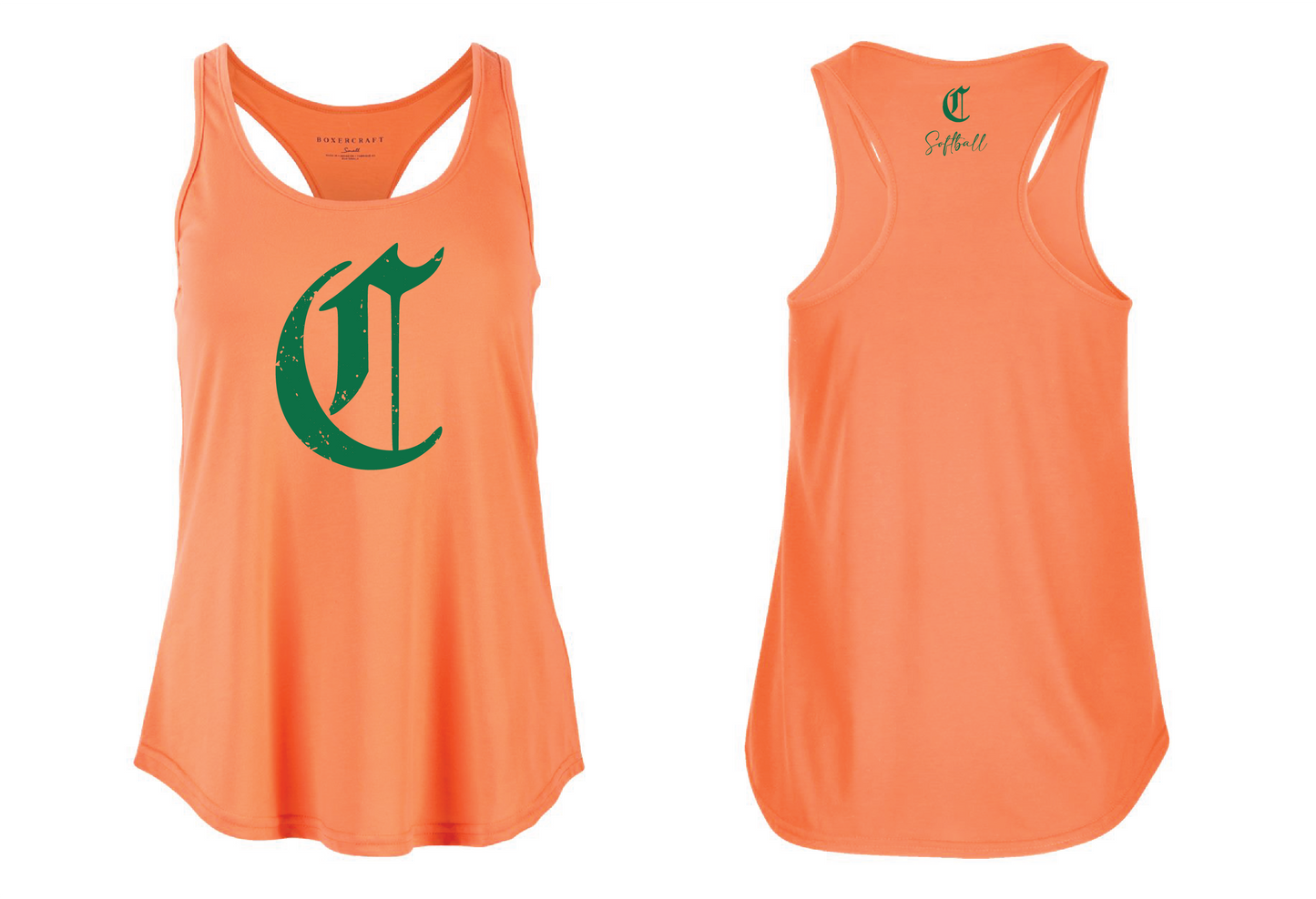 Women's Racerback "Olde English Logo"