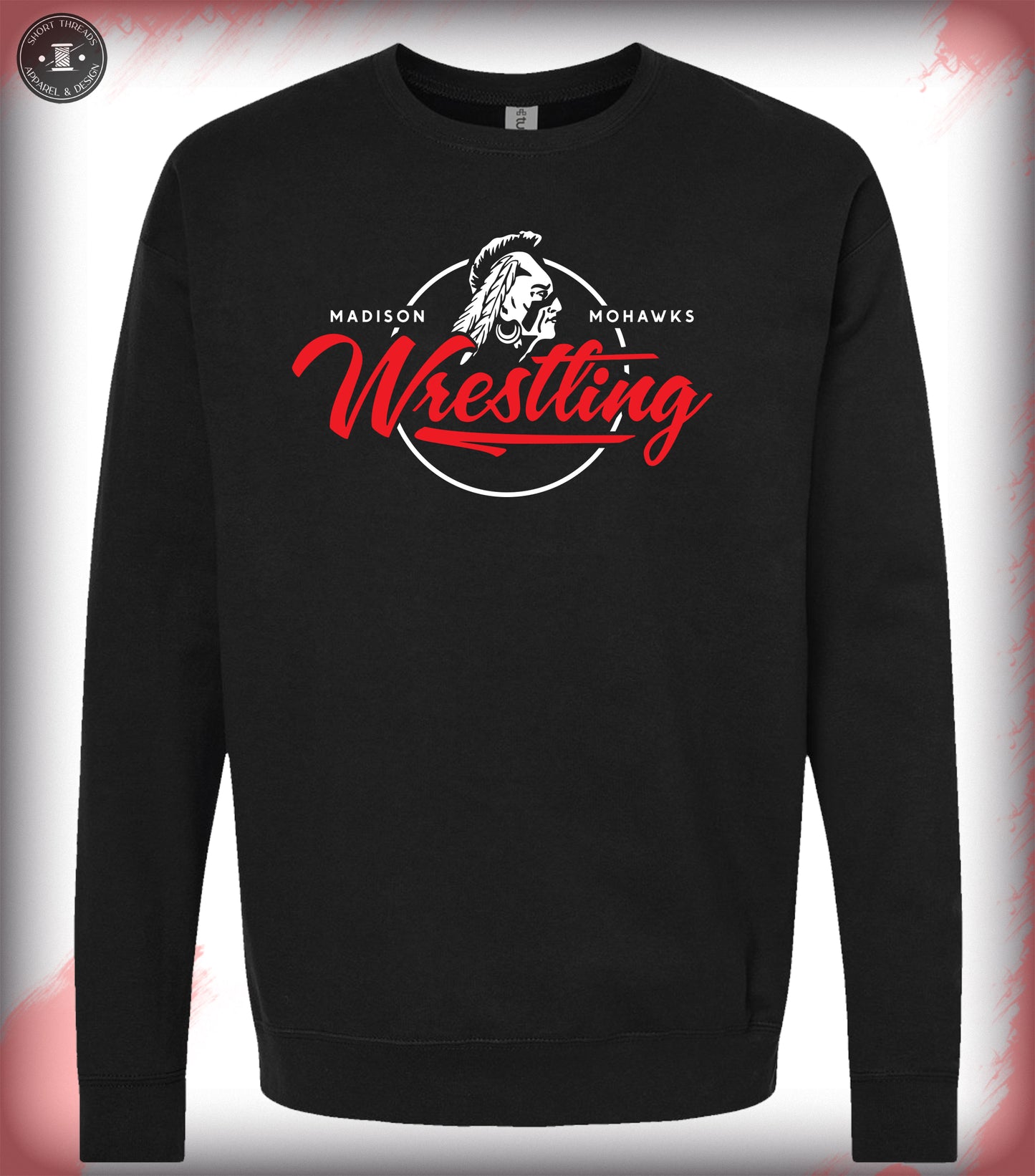 Wrestling Script Crewneck Sweatshirt