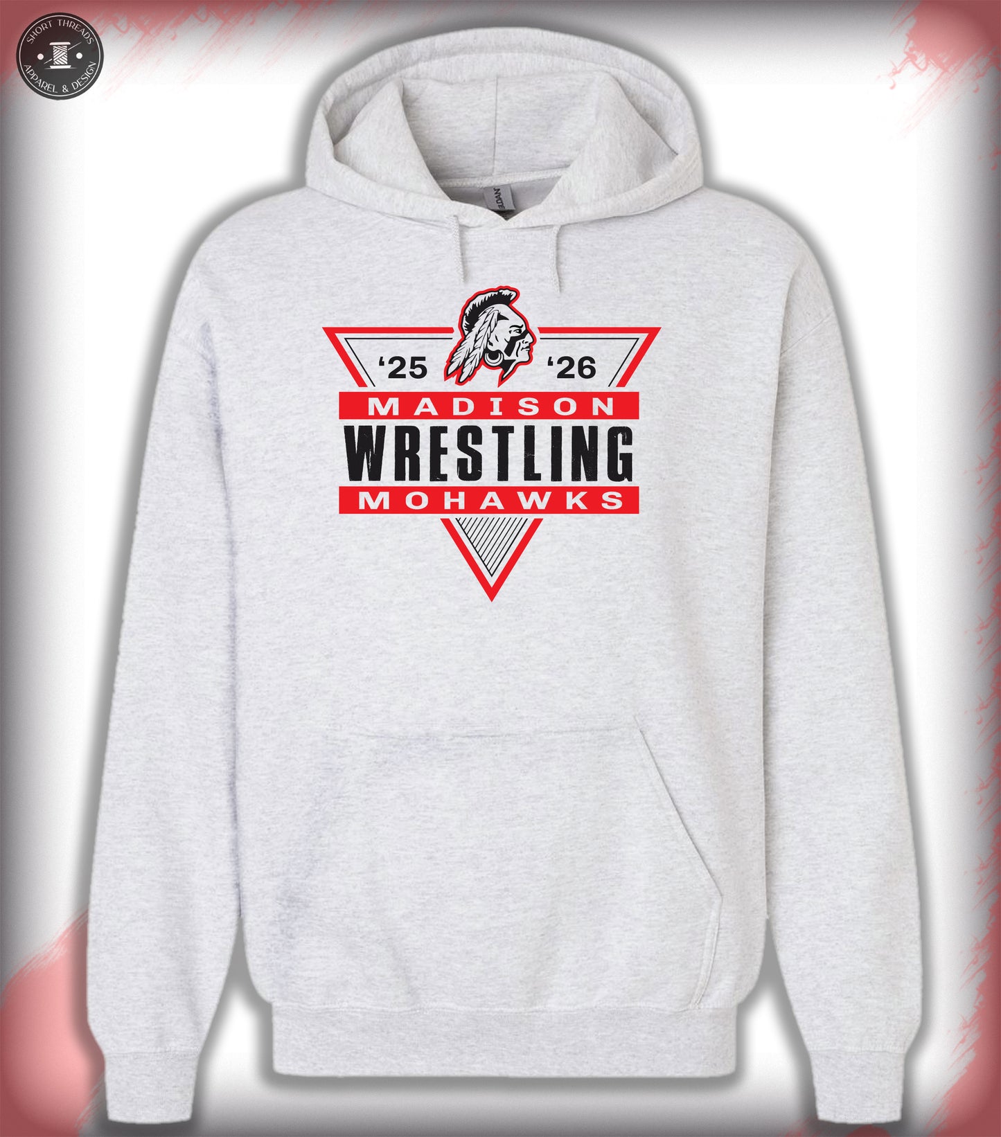 Wrestling Triangle Hoodie Ash