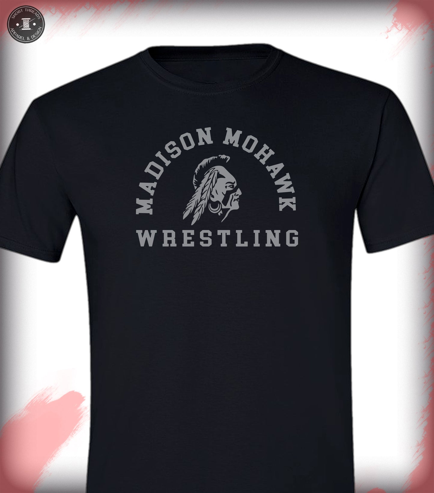 Black with  Tone on Tone logo