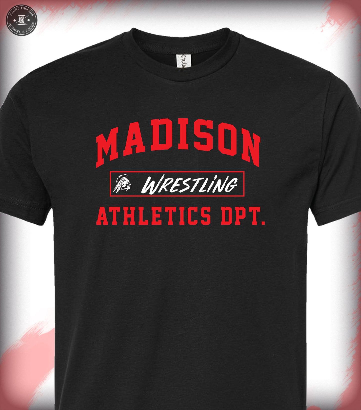 Wrestling Athletic Dpt. T Shirt Black