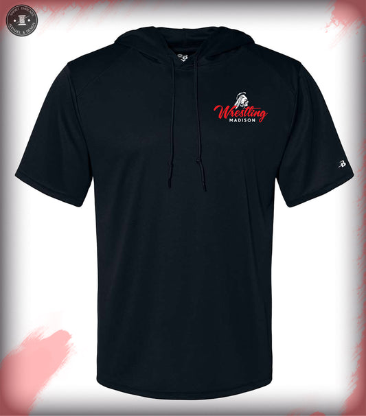 Hooded T Shirt Wrestling Logo