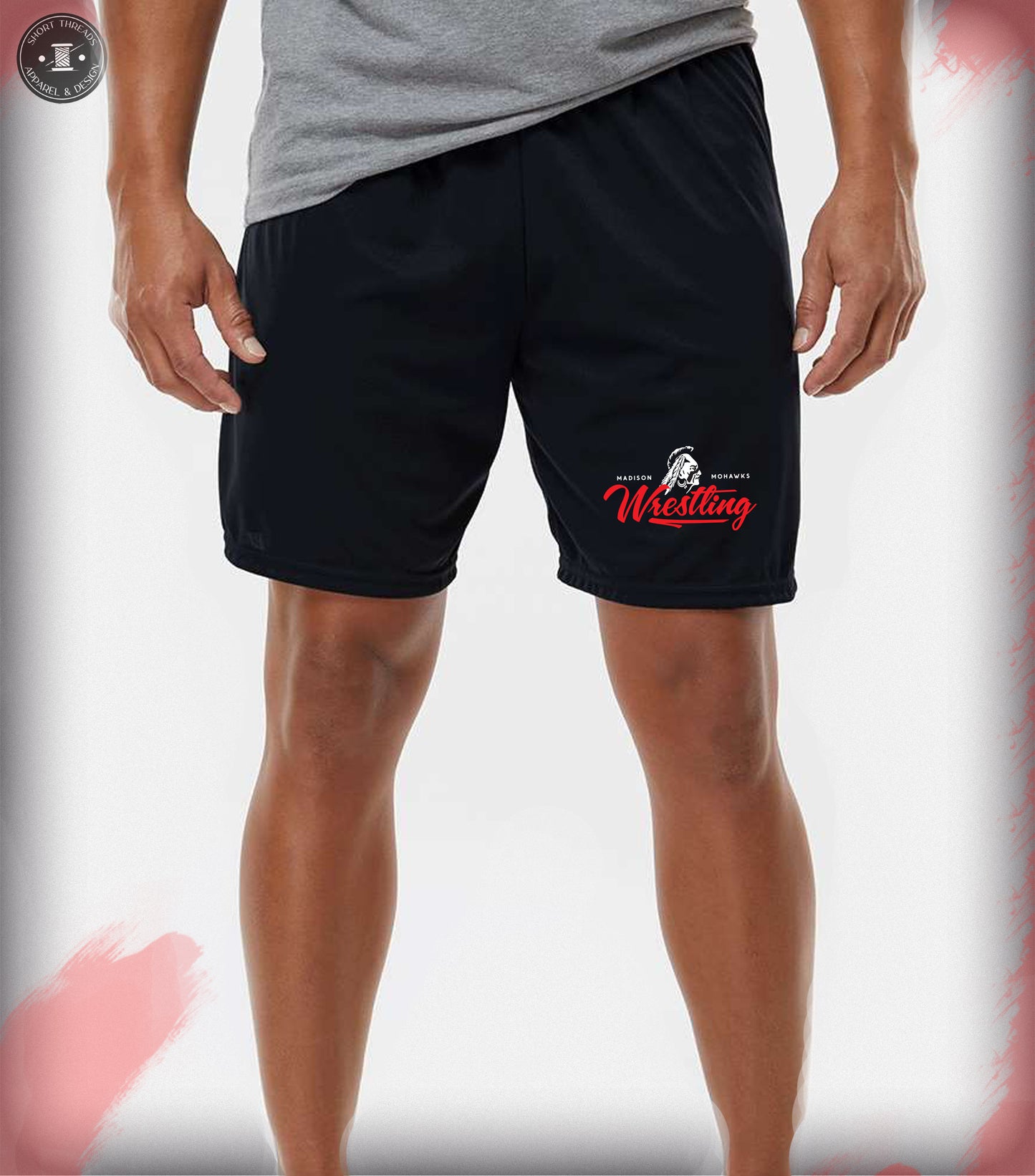 Mohawk Wrestling Shorts 7"