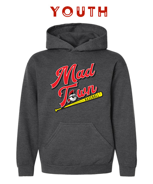 YOUTH Madtown Stacked Logo Gray or Blue Hoodie