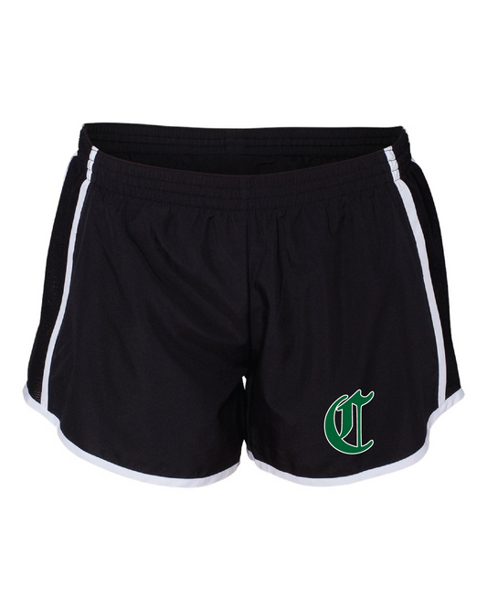 Women's "Olde English Logo" Running Shorts